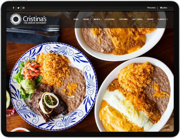 Cristina's Restaurant Website