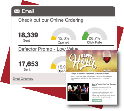 Email Marketing Dashboard Preview